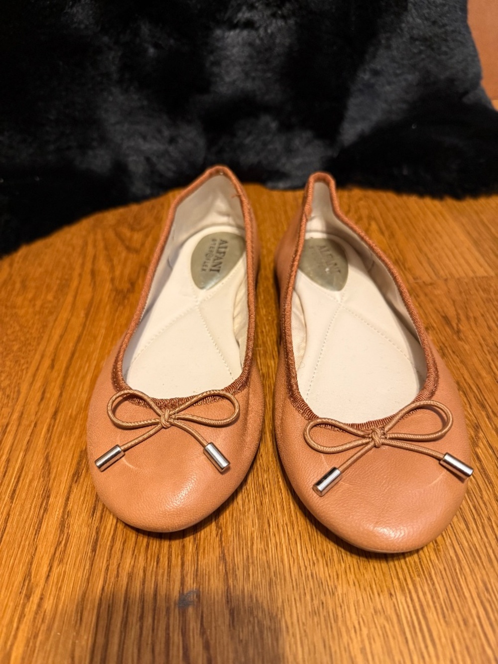 Alfani step flex tan ballet flats
